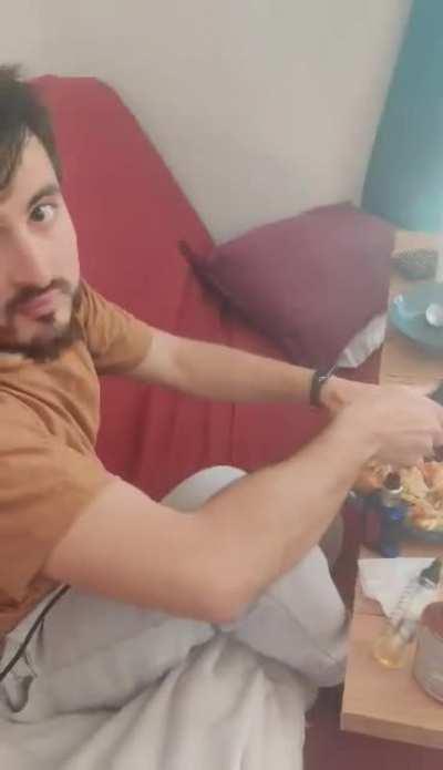 The struggle is real! Face Is priceless.