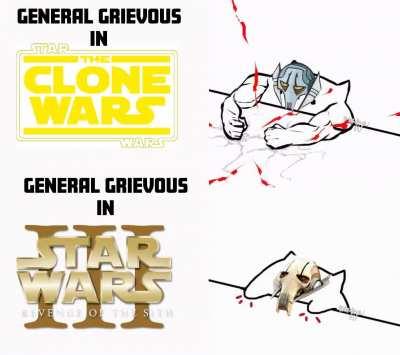 George Lucas Vs. Genndy Tartakovsky in a nutshell.