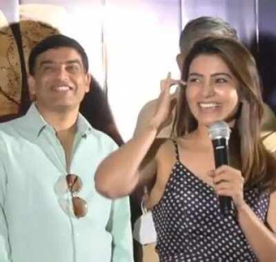 Samantha Akkineni's silky smooth armpits at display.