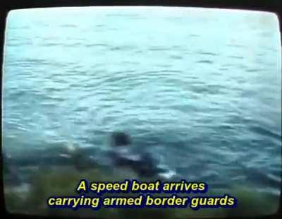 East Germans desperately flee Communism.