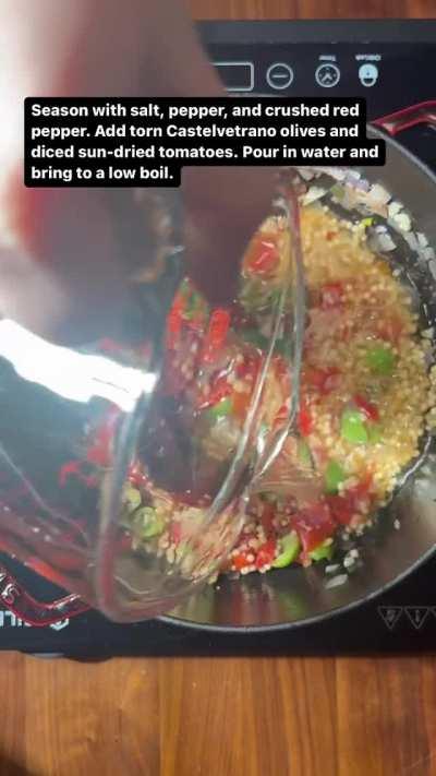 One-Pot Cod & Pearl Couscous