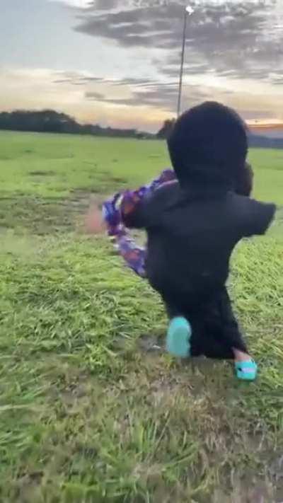 Little kid got kidnapped by his costume