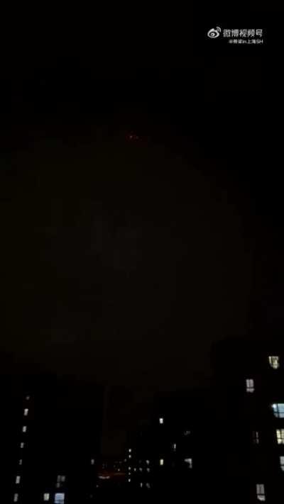 Drone in Shanghai China telling residents 