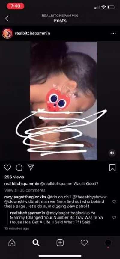 Who got more of her... ig @thadominicandoll