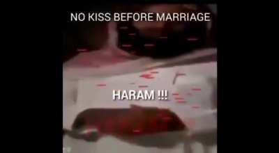 no kissing before marriage🚫