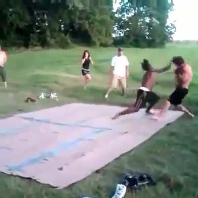 Showing off doesn't end well