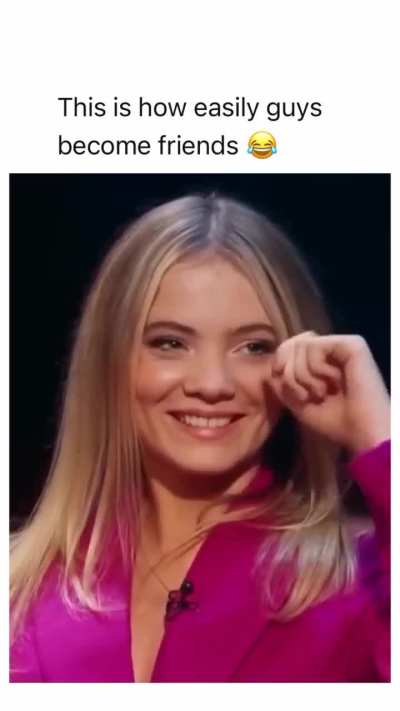 Men. We know how to be friends