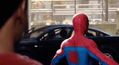 Spider-Man T-Pose flying away glitch