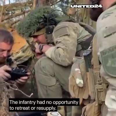 Rescue by Ukrainian drones 