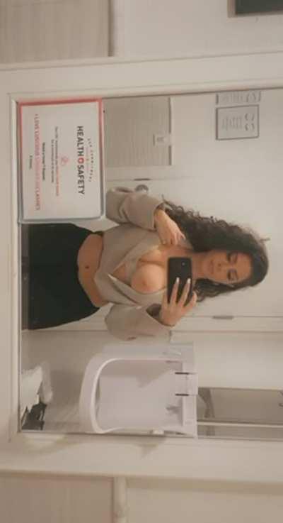 Sometimes you gotta sneak off and let your titties breathe