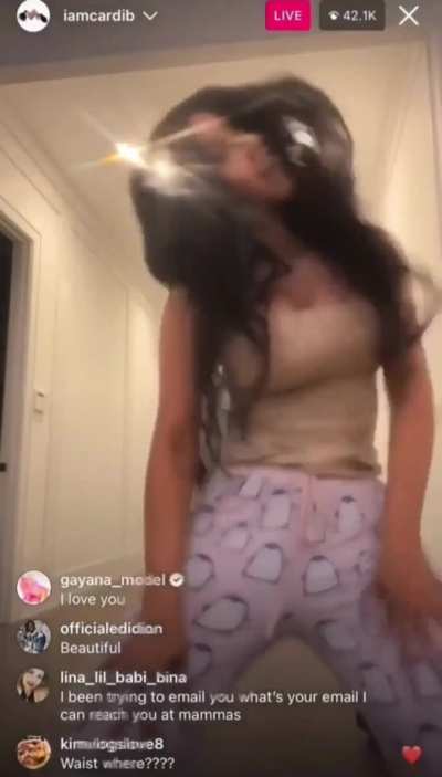 Cardi Slow-Mo compilation😍🍑
