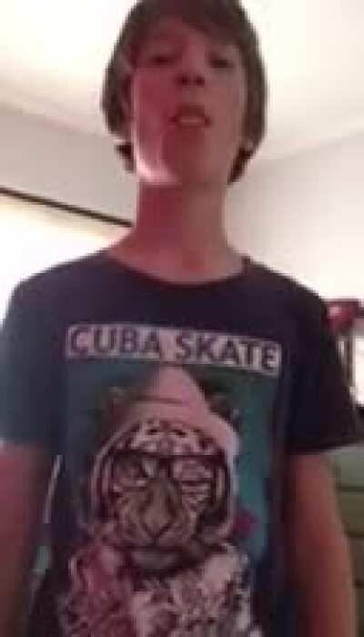 Found this old vid of me and me sister