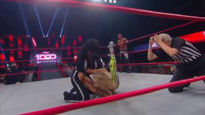 On Impact Wrestling: Alisha Edwards vs Traci Brooks in mixed tag team action