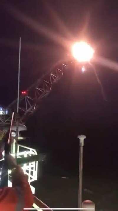 That’s one way to light a flare