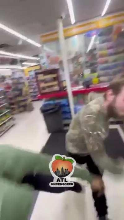 Customer wants to fight employee over the price of convenience store beer.