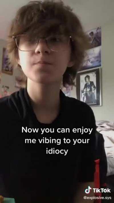 I got a video directed towards me after I started commenting on ppl faking DID. Pretty awesome.