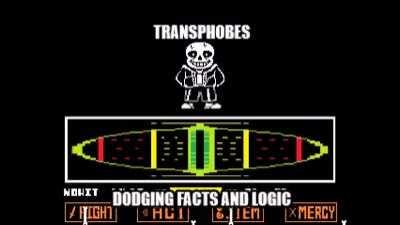 Sans says Trans Rights