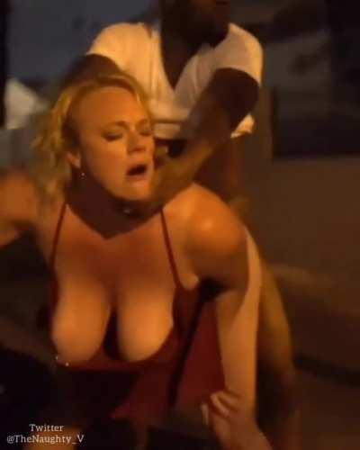 MILF Couldn't Wait To Get Back So She Took It In The Street