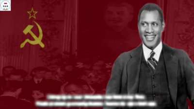 Paul Robeson sings USSR Anthem in English [EN/ID Subs] (1944)