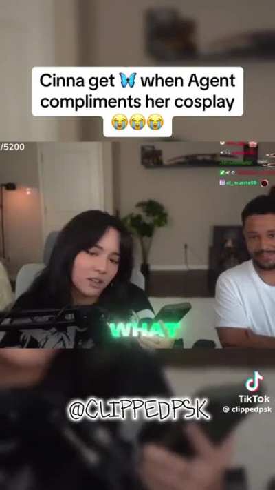 Cinna trying to hide her smile