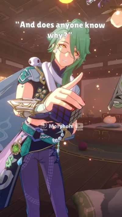 Cyno's jokes are getting out of hand 💀 (animation/oc)