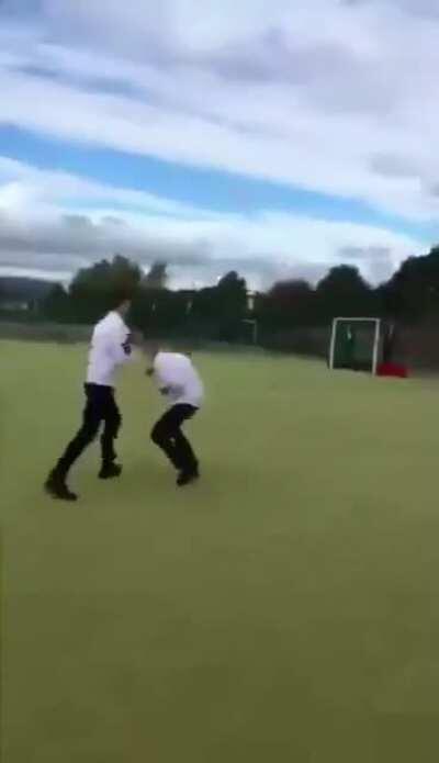 British kids fighting