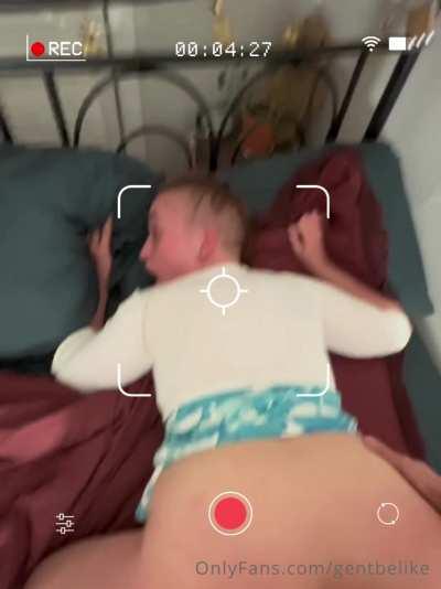 She's begging to be bred by daddy!