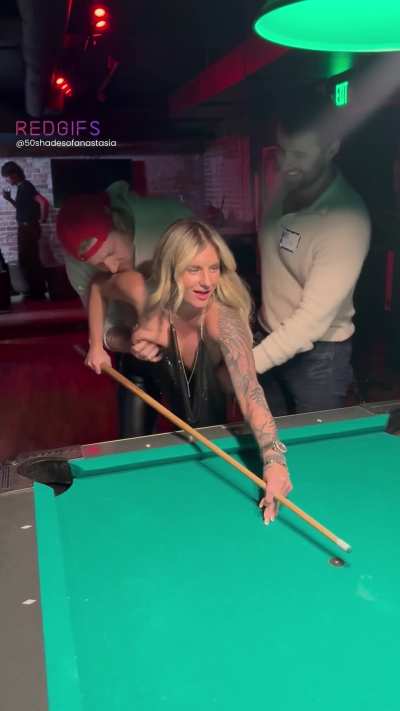 My favorite game is to have people confused which guy is my husband in public