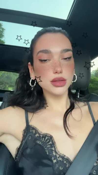 Dua Lipa has the Ideal Lips for French Kissing Passionately and Sensual Blowjobs. She's Fucking Stunning Here.