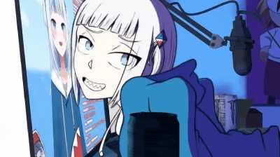 Gura Fucking Her Stress Away