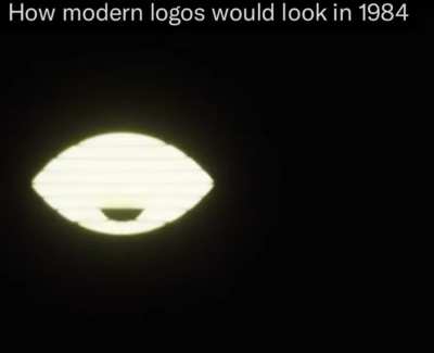 How modern logos would look like in '84