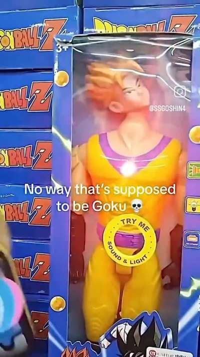 Goku in super meth head form