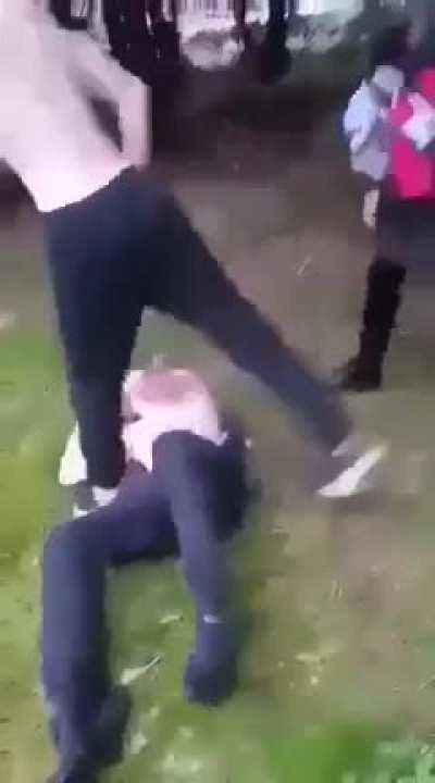 Lithuanian got beat down