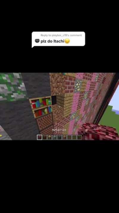 Minecraft pixel art of itachi