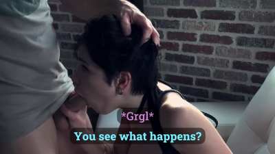 He tells me that when I go to school like this all the boys will want to do this to me too 