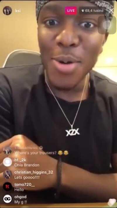 For anyone who Missed JJ’s Instagram live, I clipped it for yall 😂😂