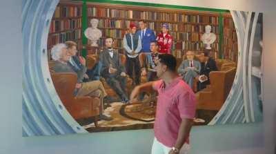 PBD shows us his love of art