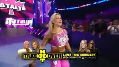 Nattie taking off shirt