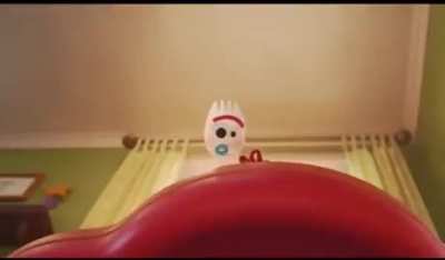 Forky screams