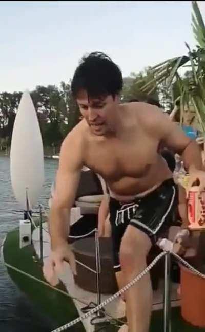 WCGW just having a beer on the lake