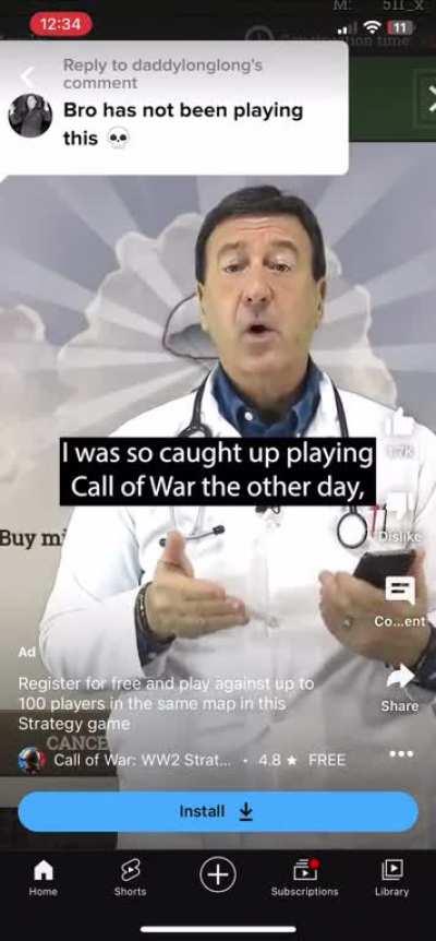 I refuse to believe they hired this man to say that, and still posted the ad