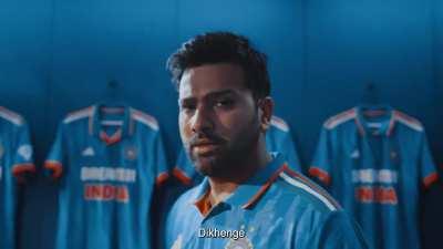 India's ICC Men's Cricket World Cup 2023 Jersey Unveiled. Raftaar made better anthem.