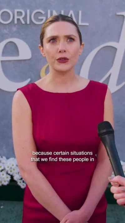 Interview at the Love & Death premiere (April 2023)