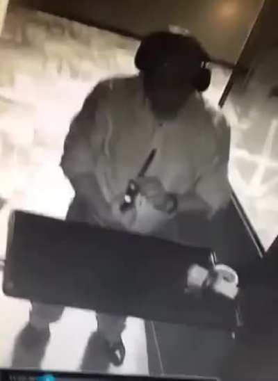 Gun jammed so of course this what u do