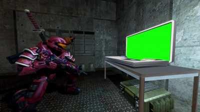 Random Green Screen Effect