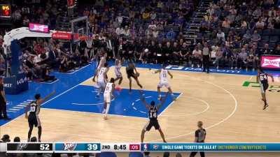 [Highlight] Wemby with the up-and-under layup off the glass