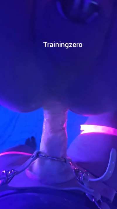 I'm going to make this glow in the dark cock disappear