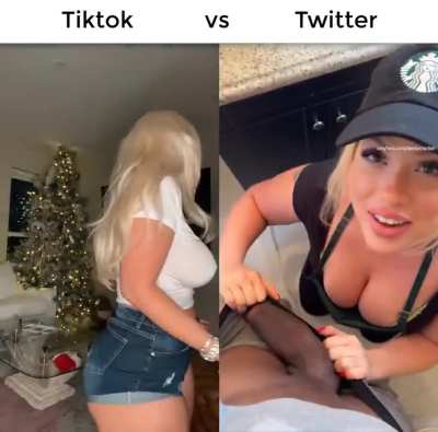 Tiktok vs Twitter