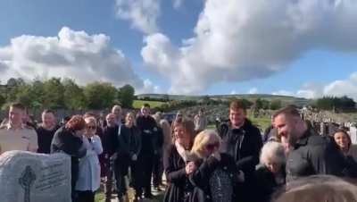 Irish man leaves funny recording for his funeral!