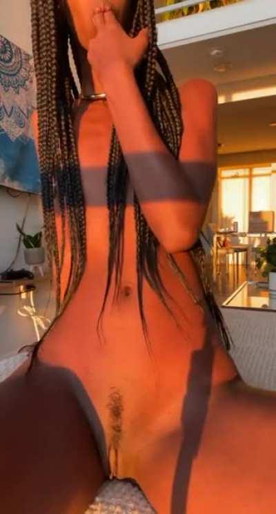 I love being a black girl with a fuckable body. My body and holes only serve the purpose of making you cum.